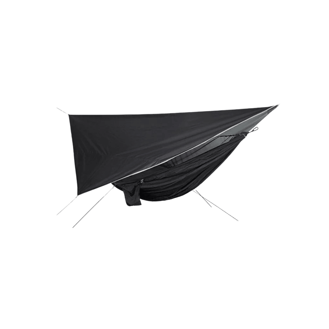 Camping-Hängematte mit Moskitonetz, Regenschutz-Tarp & Tasche