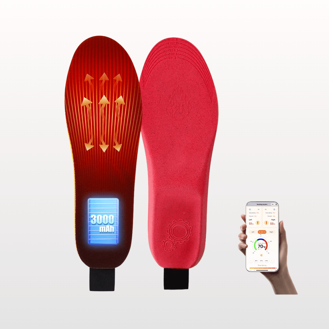 App-Gesteuerte Smarte Wiederaufladbare Beheizte Einlegesohlen