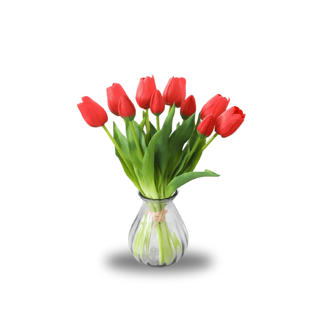 5er Bundle Künstliche Tulpen – Realistische Deko Blumen