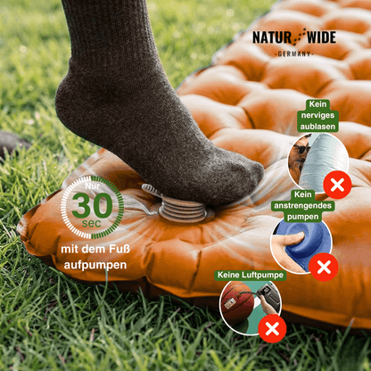 Ultraleichte & kompakte Isomatte - perfekt für unterwegs & Abenteuer