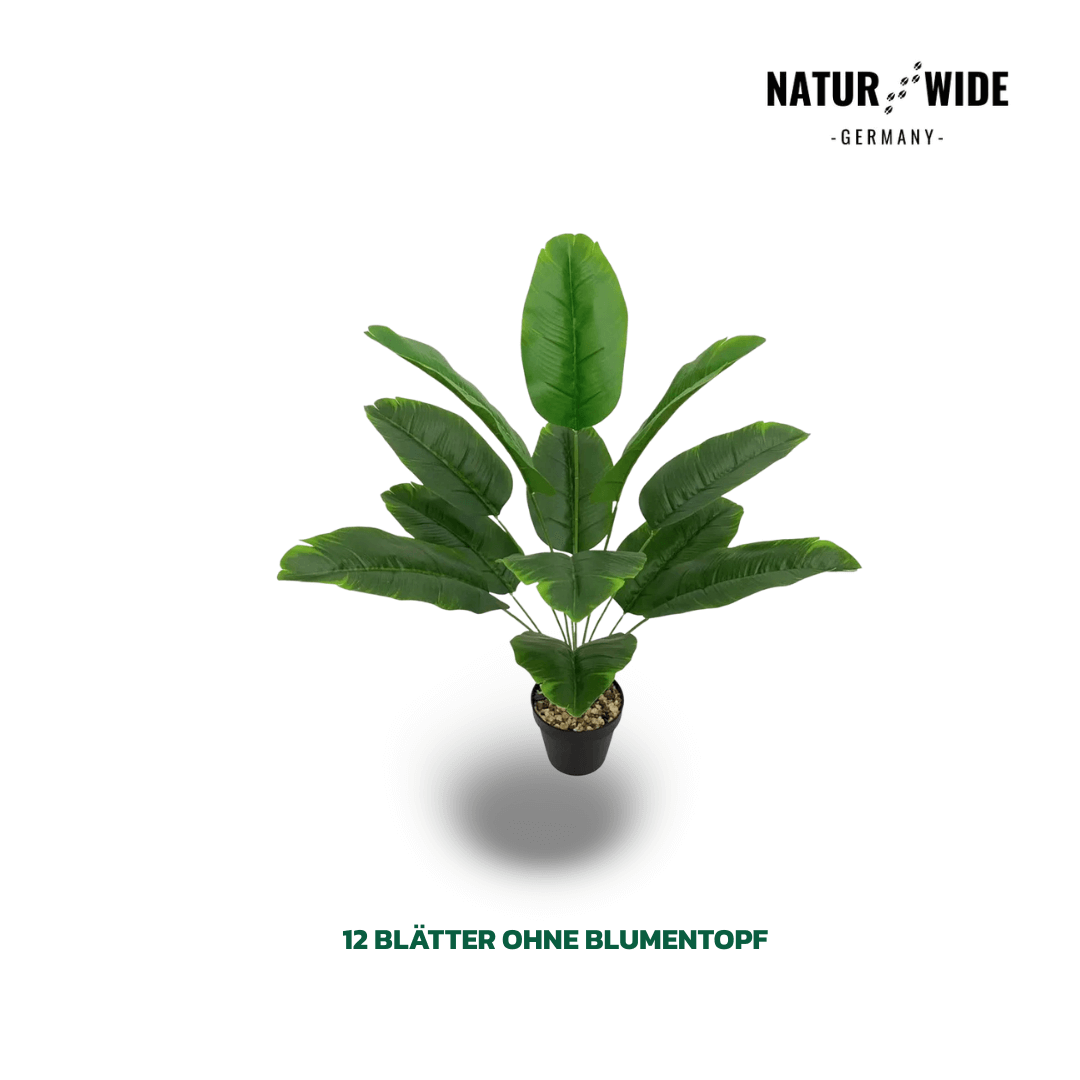 Große Kunstpalme – Real Touch Bananenbaum