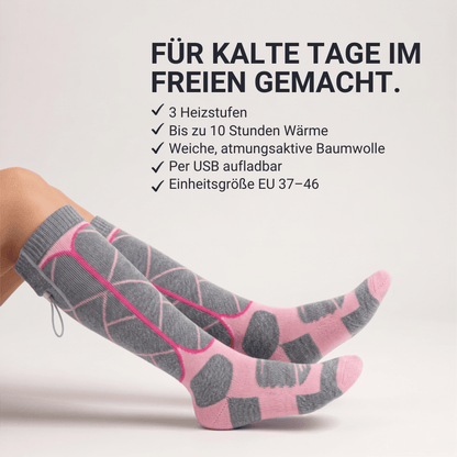 Beheizte Socken – Perfekt für Ski, Outdoor & Winter