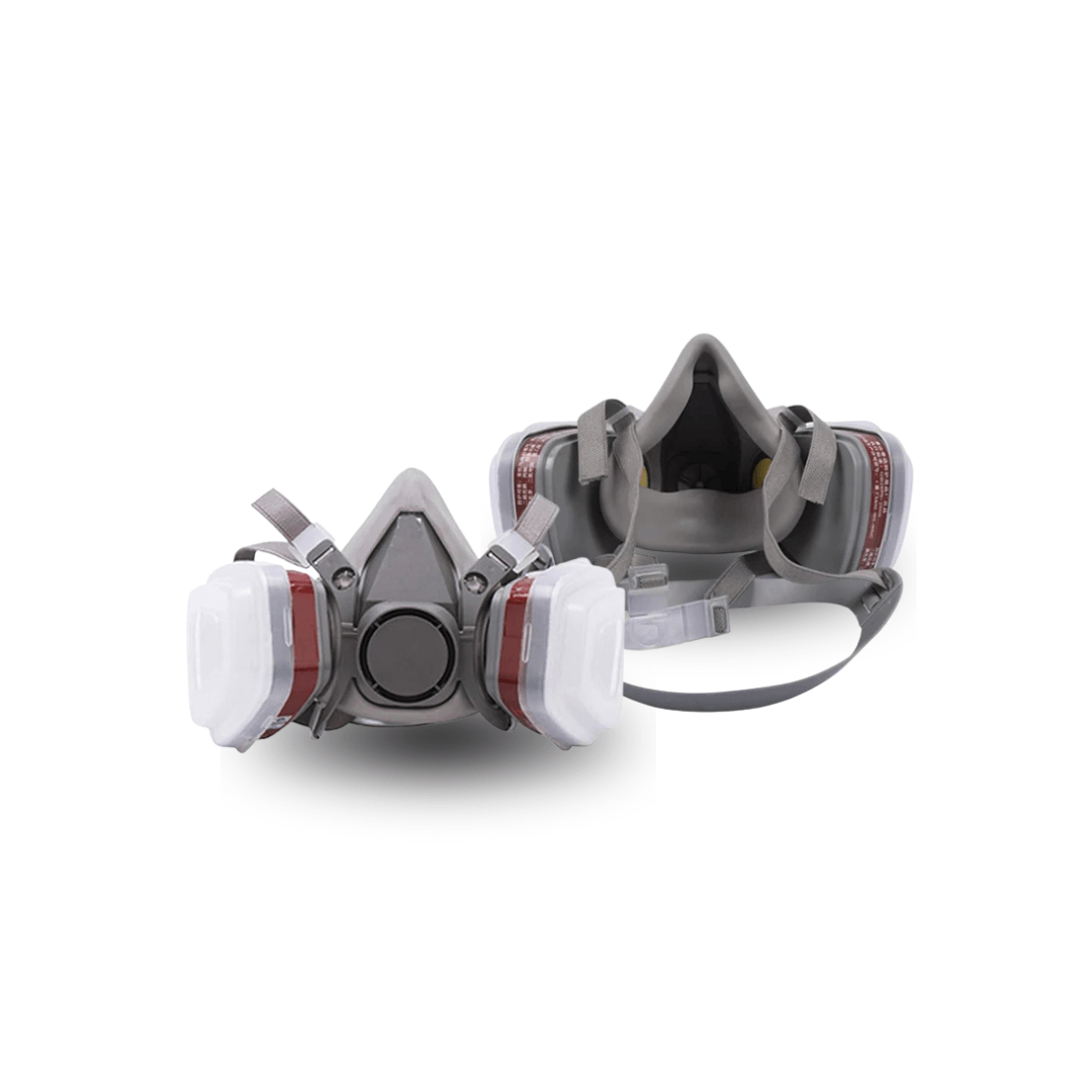 Halbmasken-Atemschutzmaske mit Schutzbrille – Modell 6200
