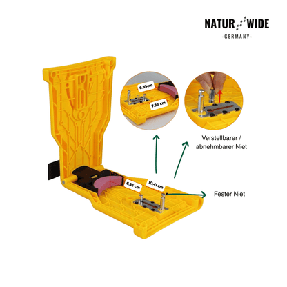 Universal Kettensägen-Schärfer – Schnell & Tragbar (35-50 cm)