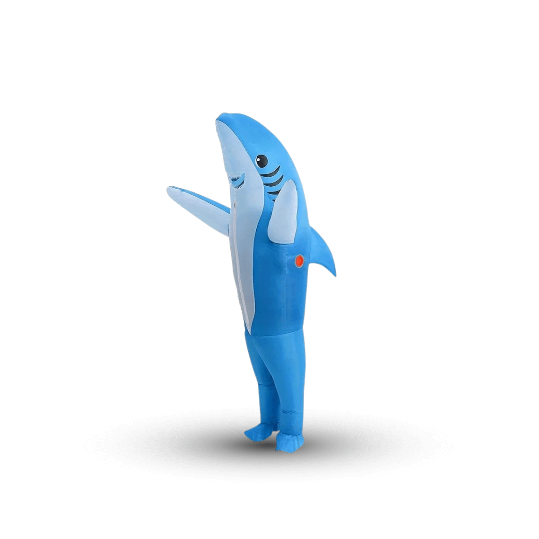 Aufblasbares Hai Kostüm – Stehender Hai (Erwachsene)