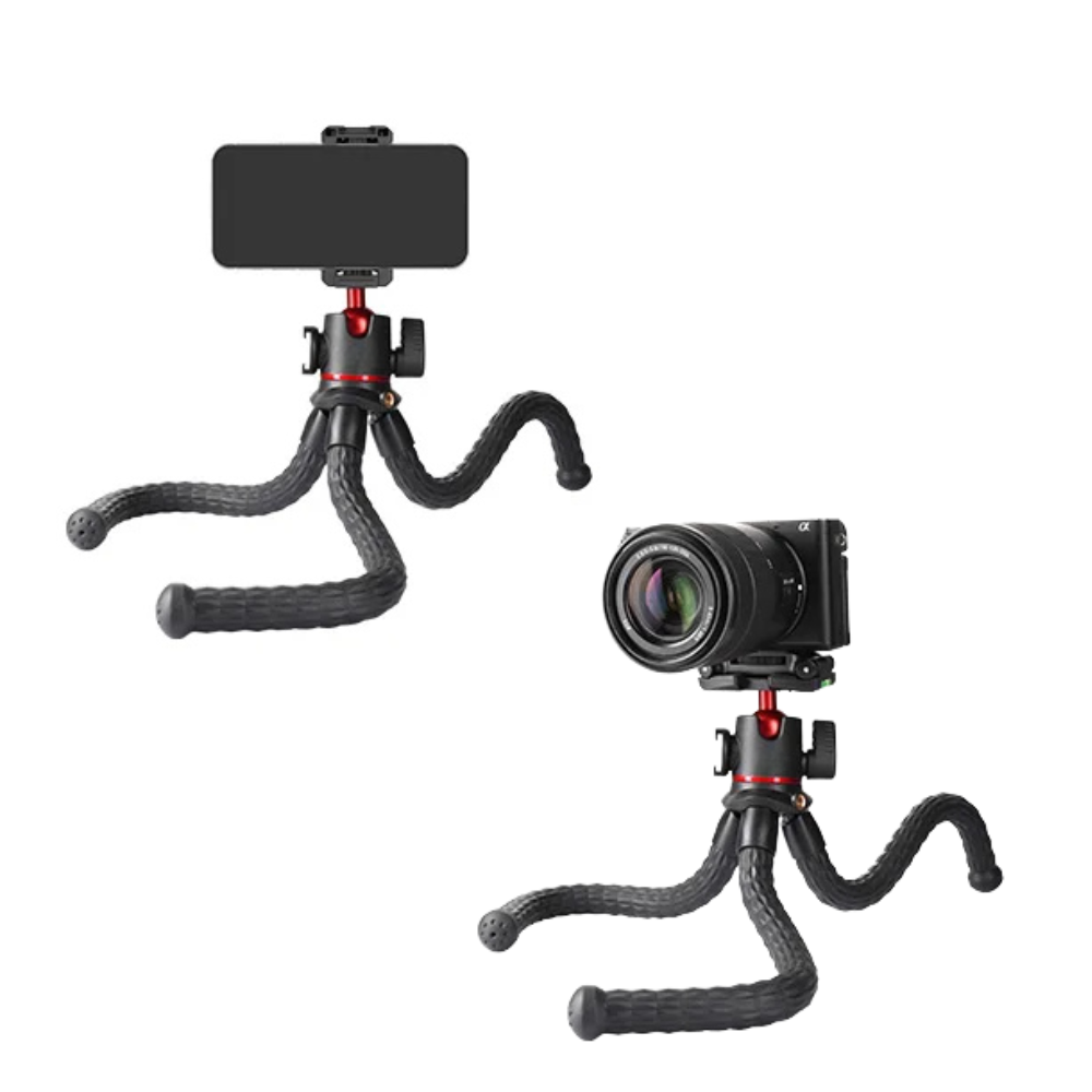 Flexibles Octopus-Stativ – Vielseitig für Kamera & Smartphone