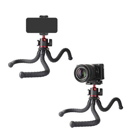 Flexibles Octopus-Stativ – Vielseitig für Kamera & Smartphone