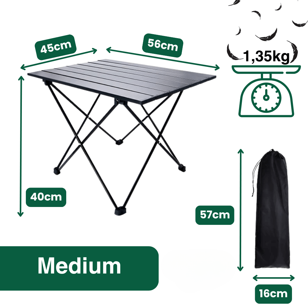 ultra leichter campingtisch Ultraleichter & robuster Camping-Tisch – Lunea