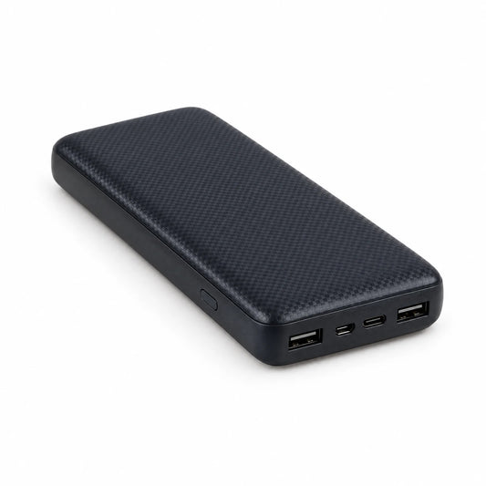 NaturWide Powerbank 20.000 mAh in Schwarz